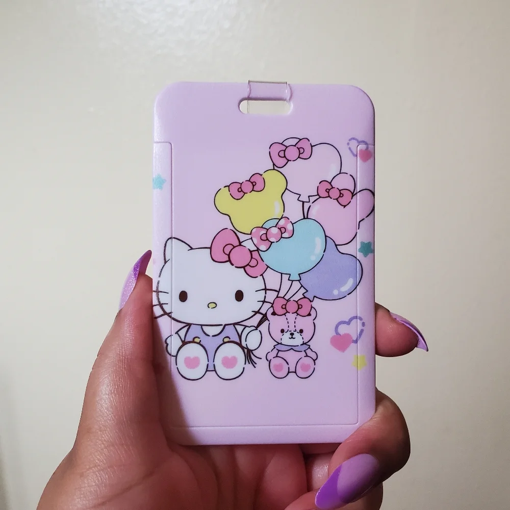 Hello Kitty & Tiny Chum ID/Credit Card Holder With Lanyard